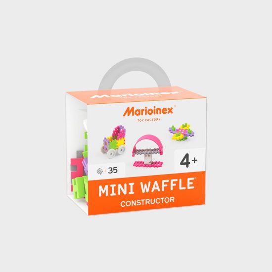 MINI WAFFLE CONSTRUCTOR PINK SMALL 35 PCS