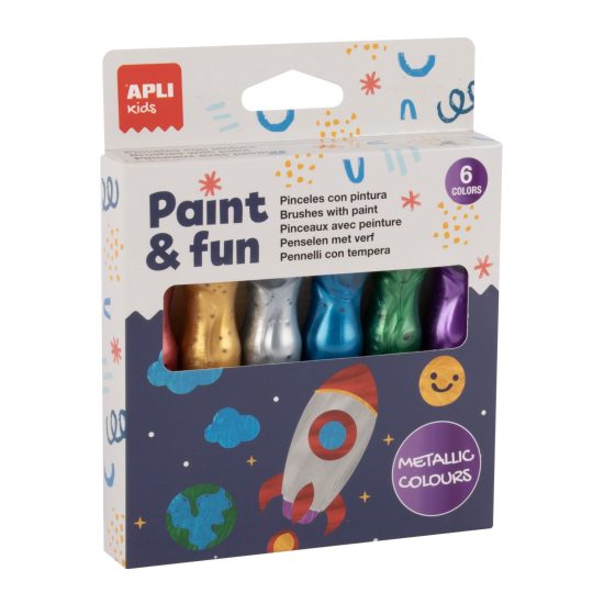 B.TEMPERA METALLIC COLOURS 13ML 6U