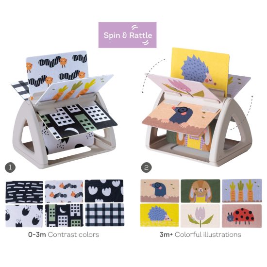 Tummy Time Spinning Book