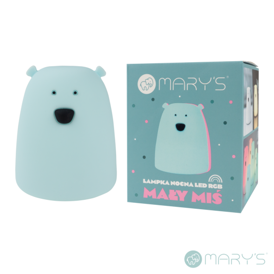MARY'S LED LAMP BEAR SMALL BLUE RGB+WW/NB