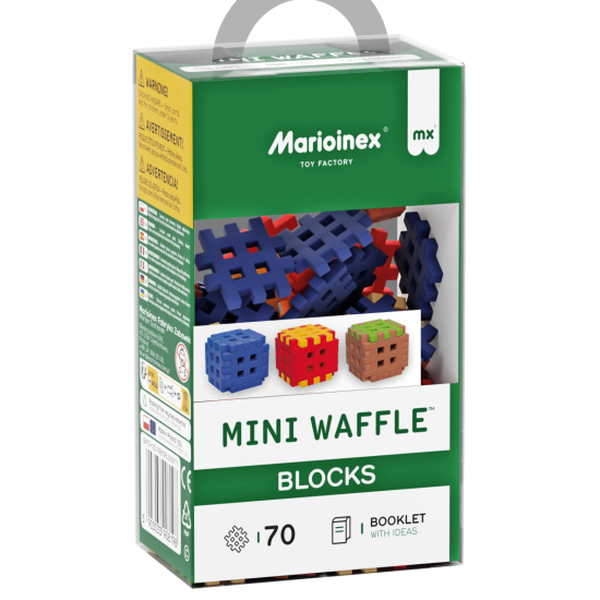 MINI WAFFLE GREEN BLOCKS 70 EL.
