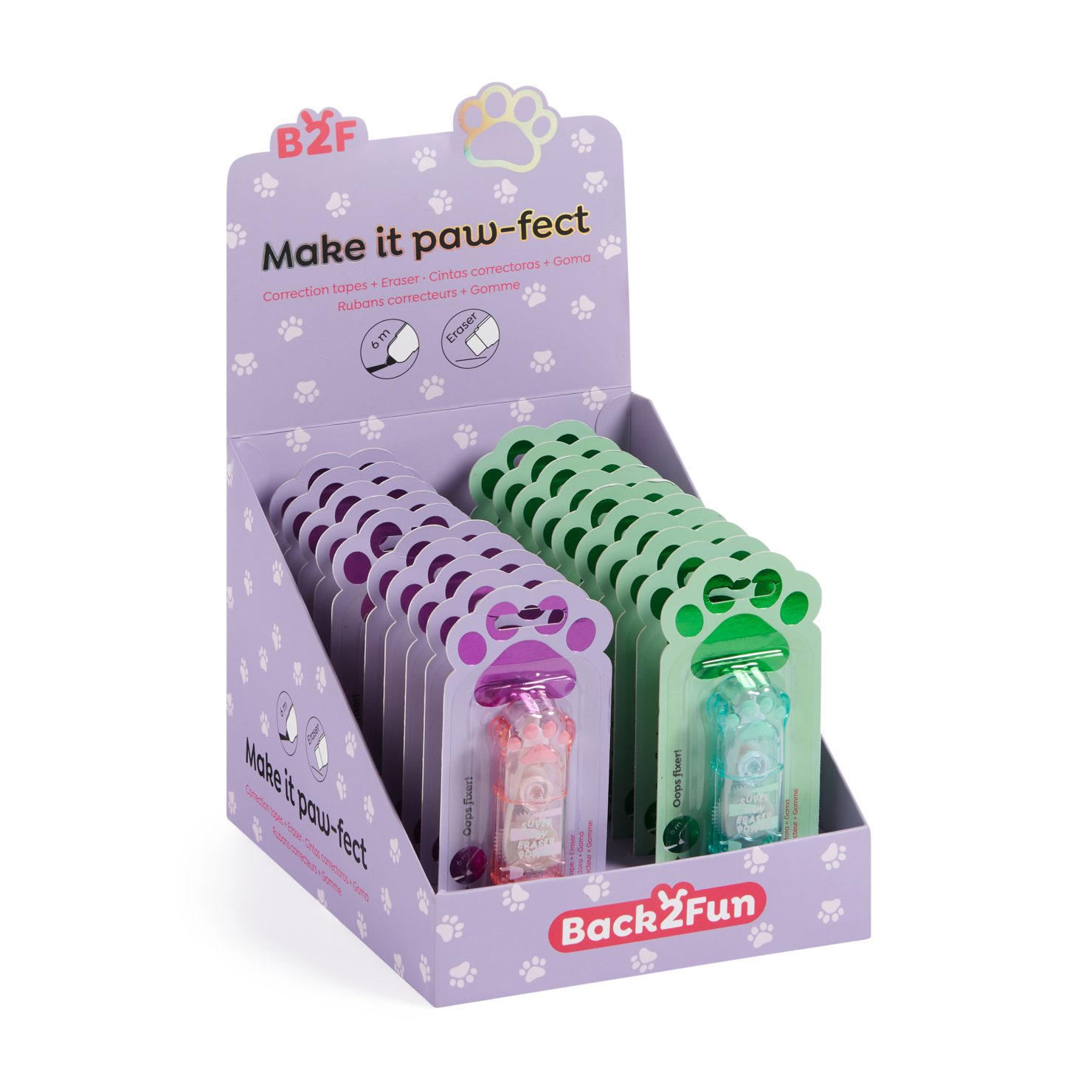 DISP. 20 PAW CORRECTION TAPES+ERASER B2F - immagine 1