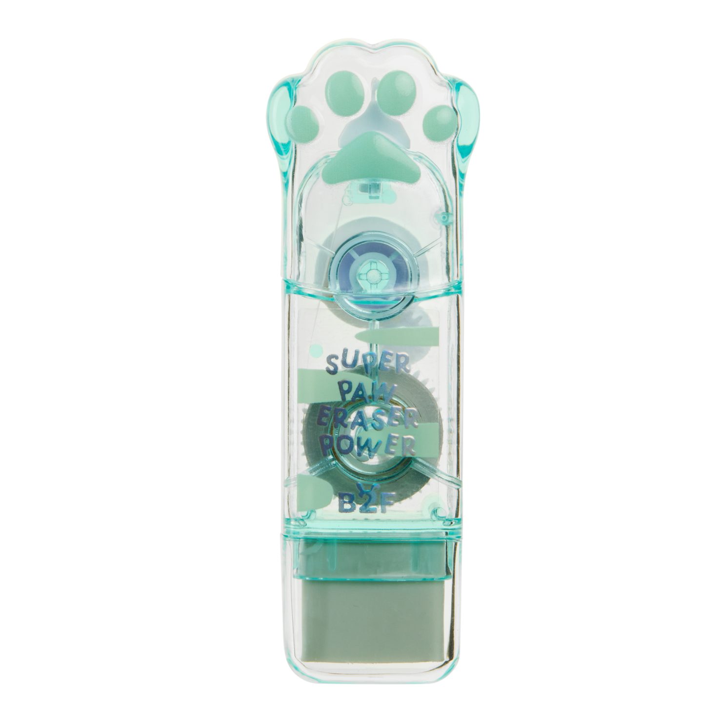 CORRECTION TAPE + ERASER GREEN B2F - immagine 1