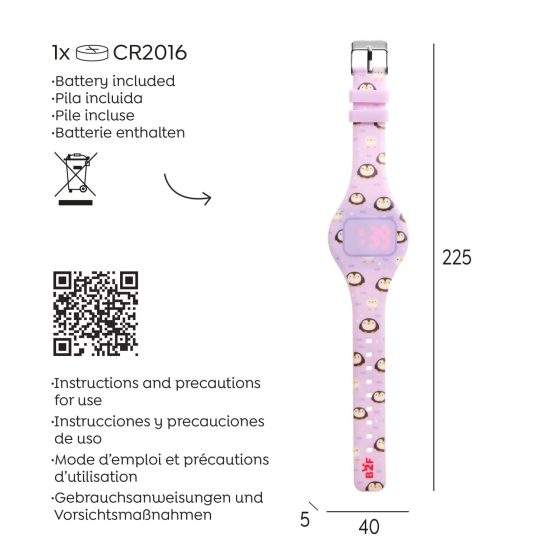 ROUND DIGITAL WATCH PENGY B2F