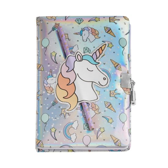 SECRET DIARY HOLOGRPAHIC UNICORN B2F