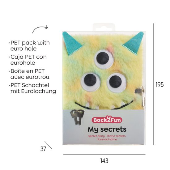 SECRET DIARY FLUFFY MONSTER B2F